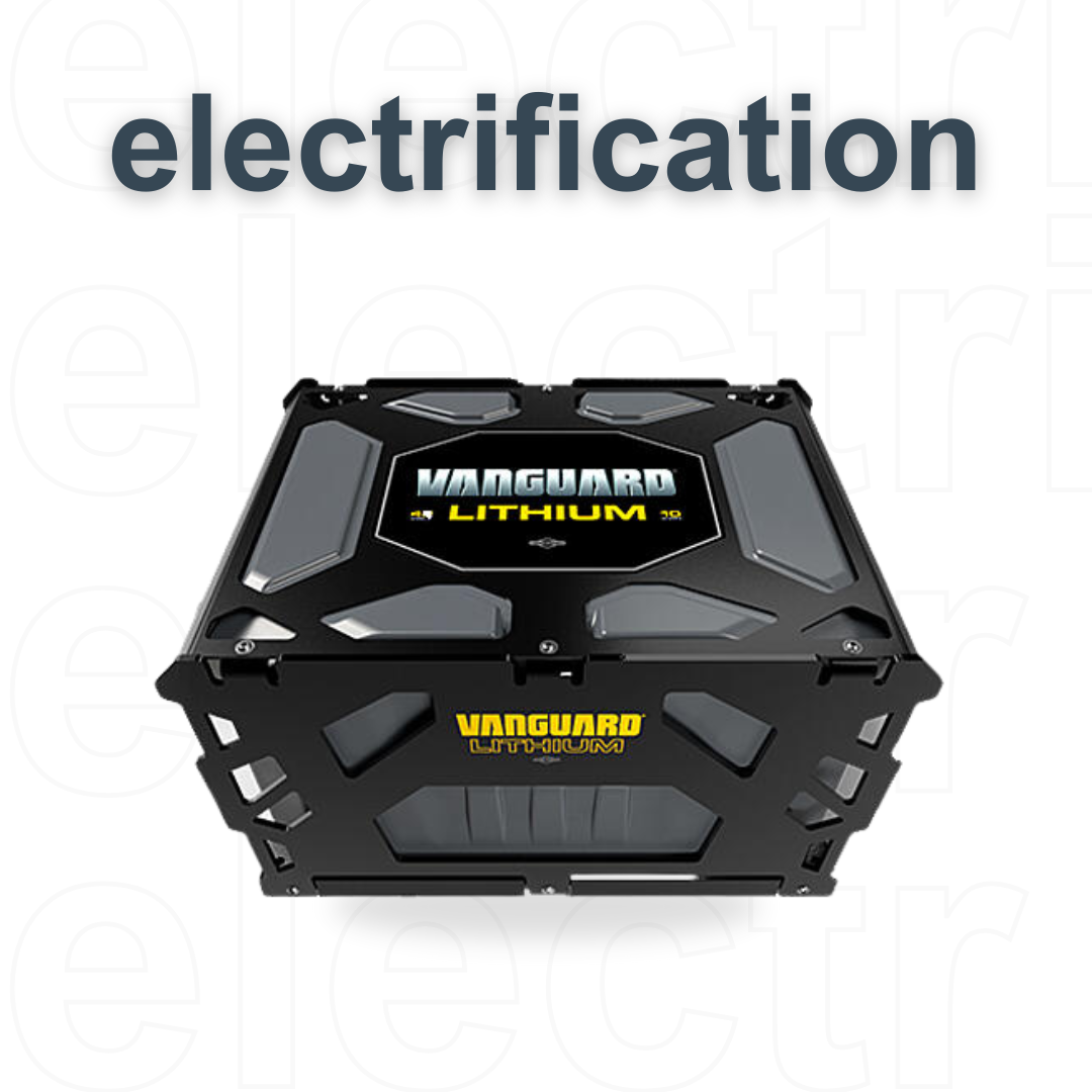 A black box with the word electrification on it