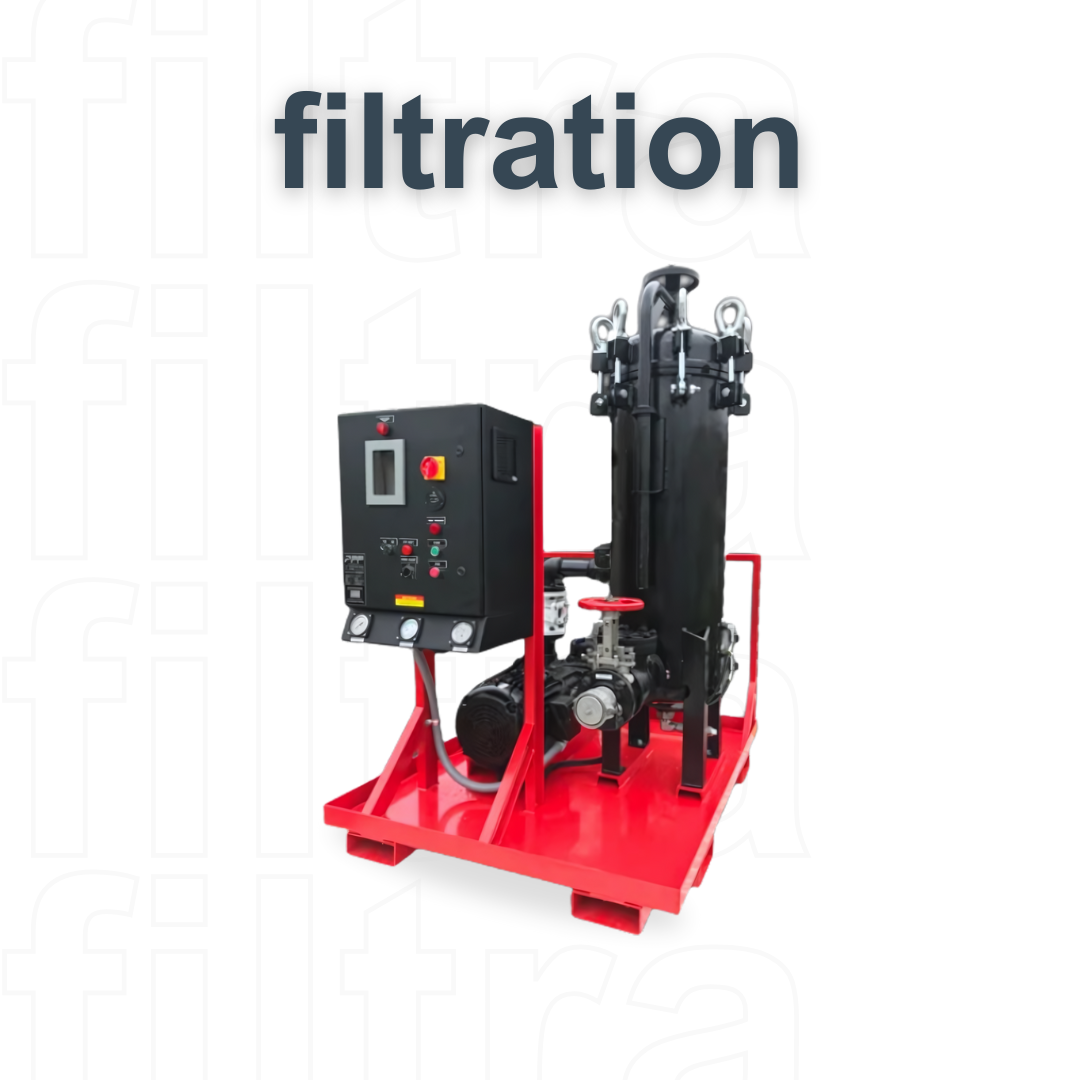 A picture of a filtration system on a white background.
