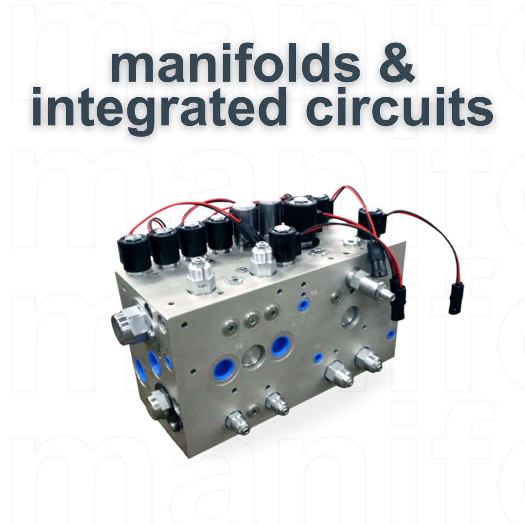 A picture of a manifold with the words manifolds and integrated circuits below it