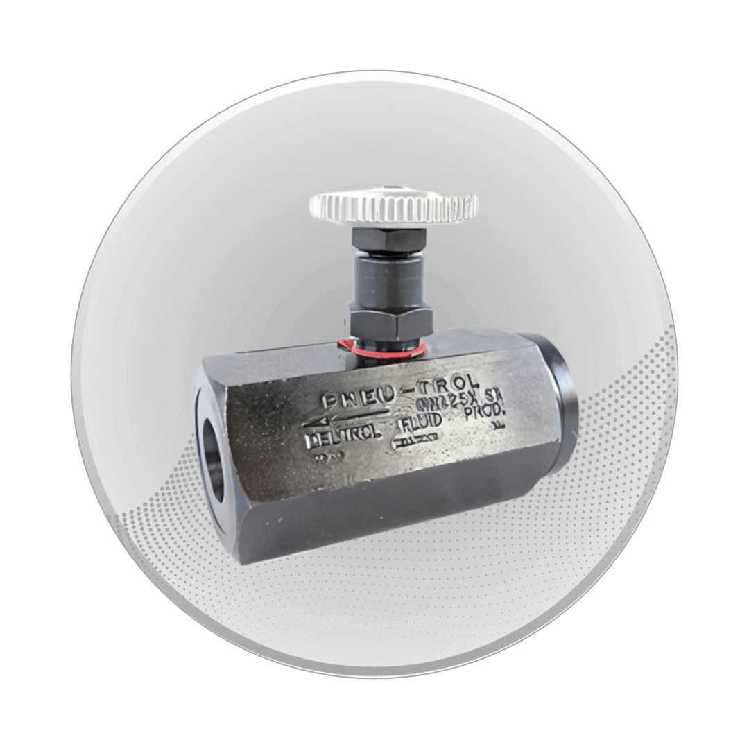 a silver fluid power valve.