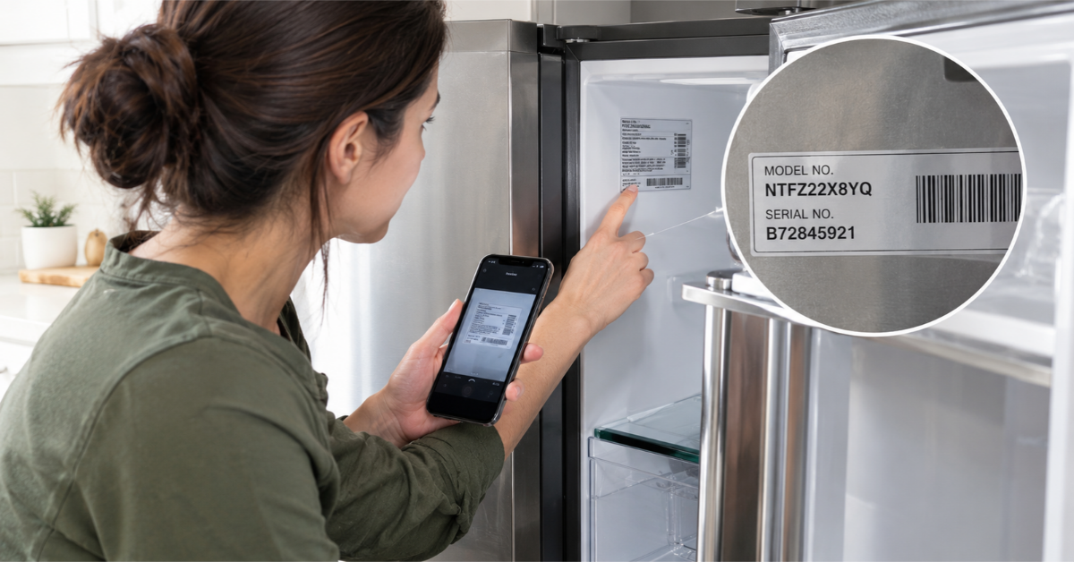 How to Find Your Appliance Model and Serial Number