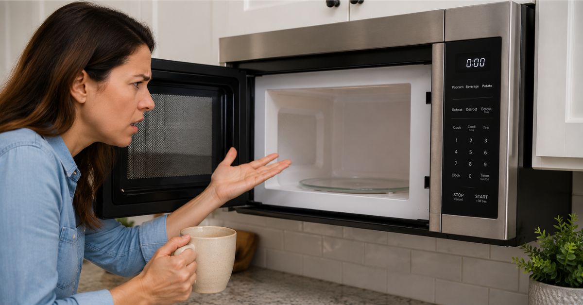 Microwave Not Heating? Here's What's Wrong