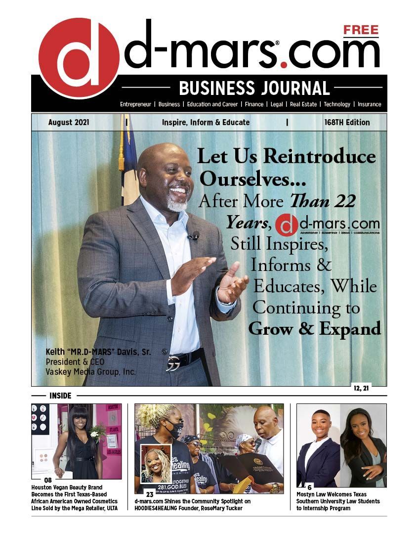 A man in a suit is on the cover of a business journal