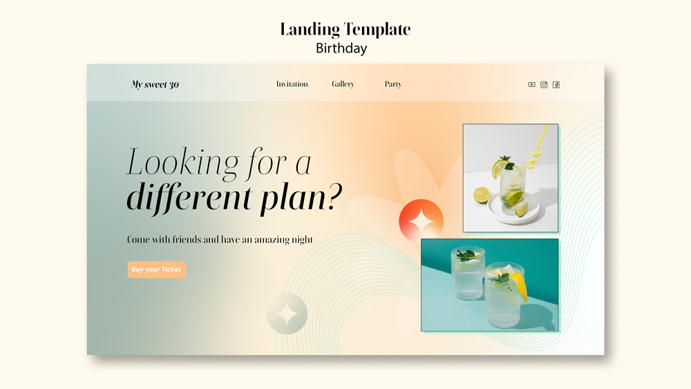 Une landing page