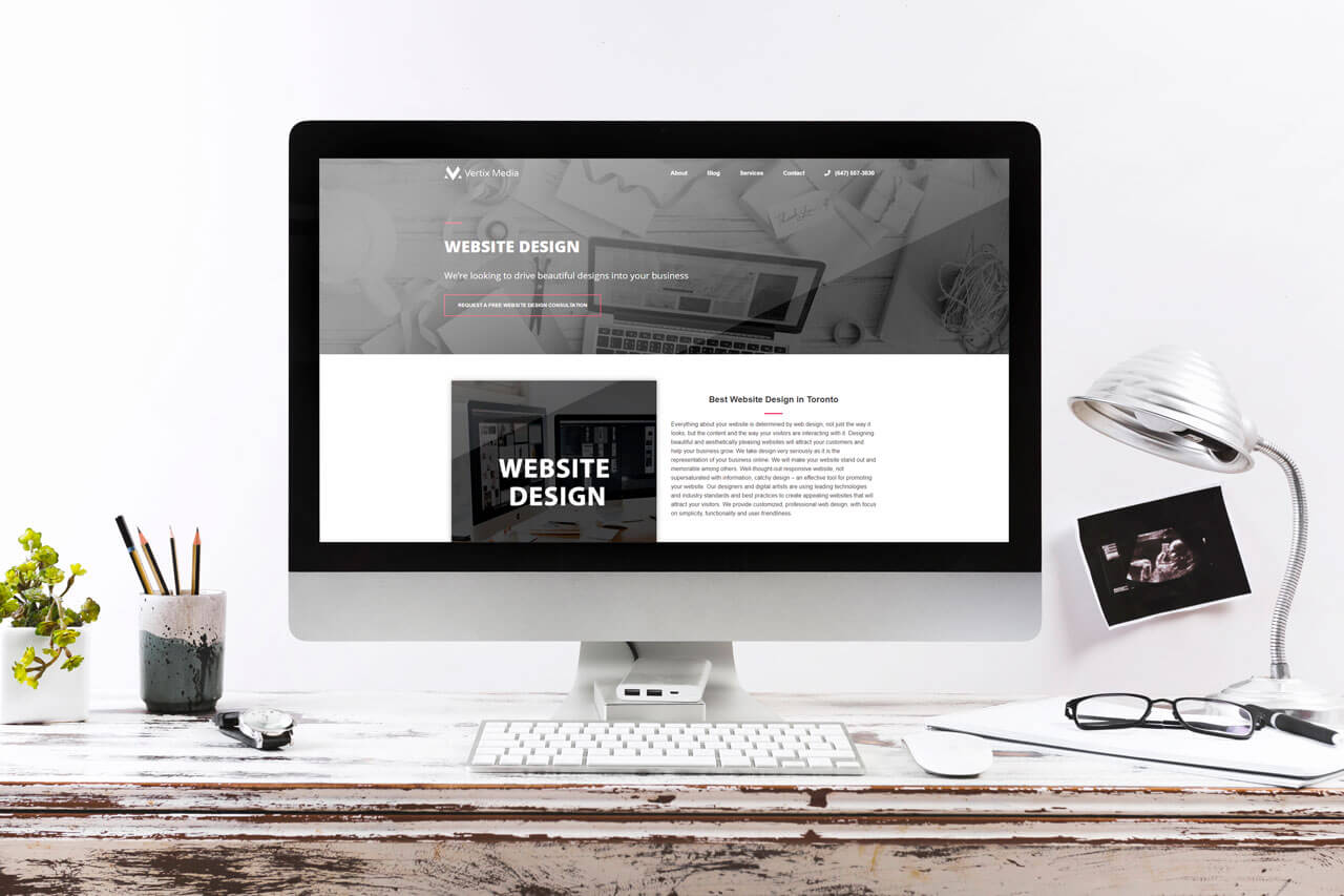 Une landing page