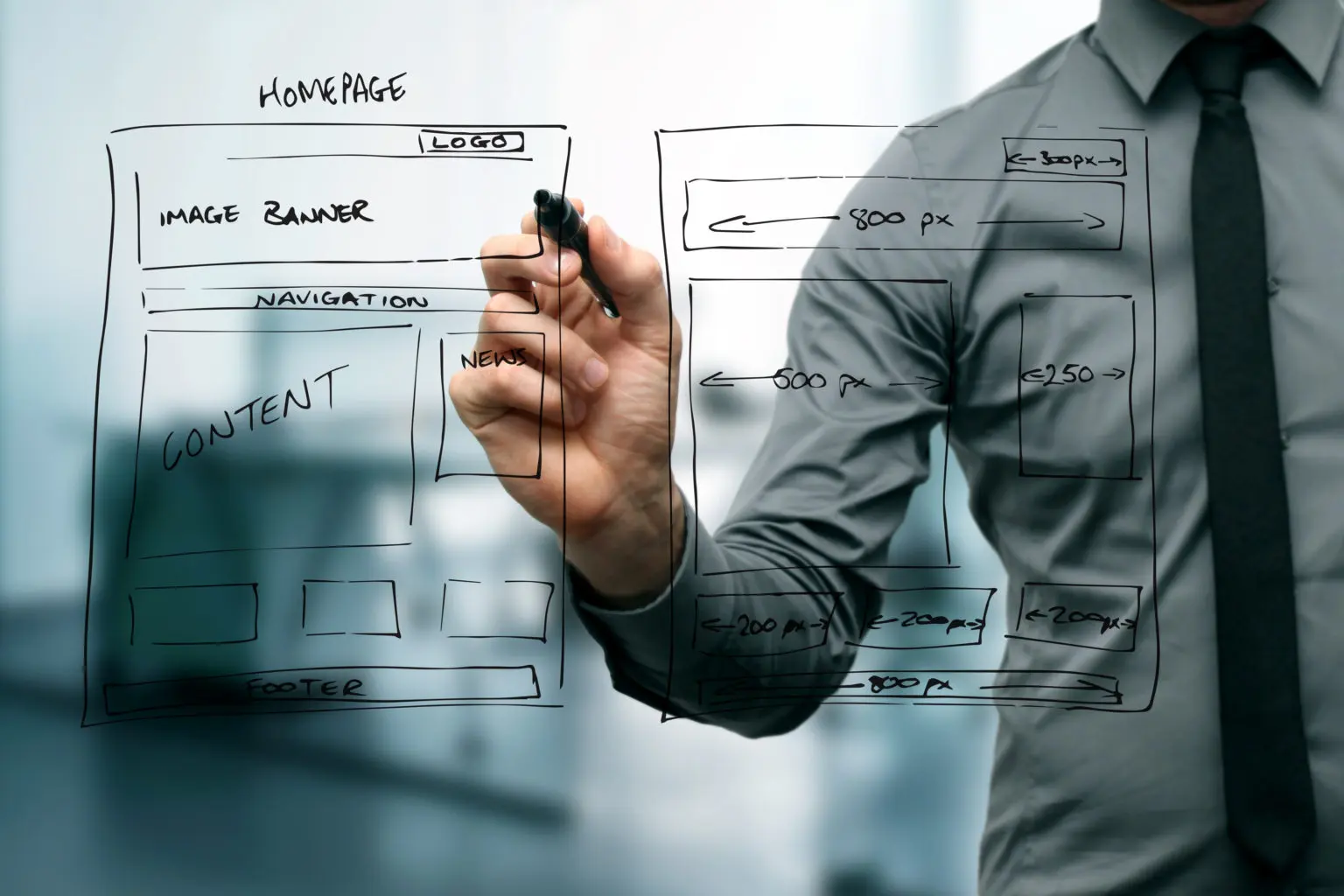 Une landing page
