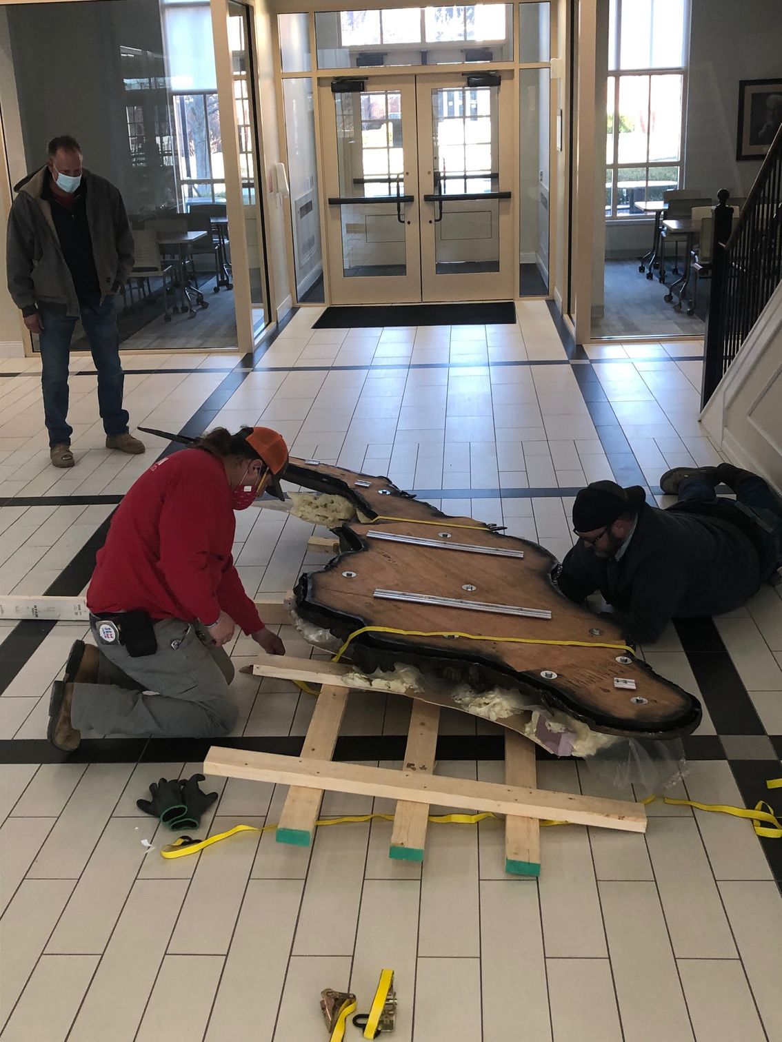 Miami University Geology Department Centennial Sculpture Bronze Sculpture Art