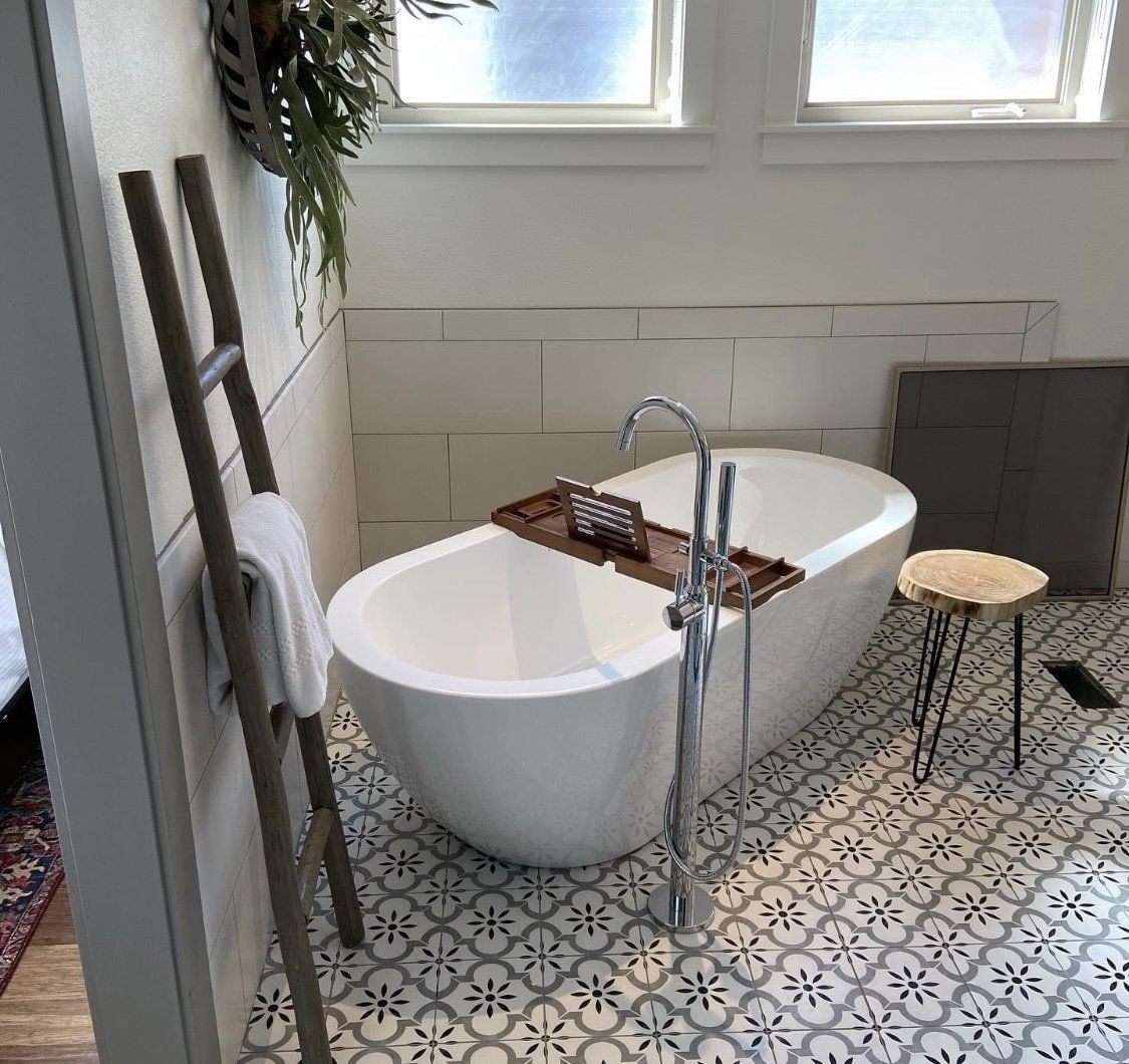 Bathtub with Equipments — Newberg, OR — Titan Plumbing Co