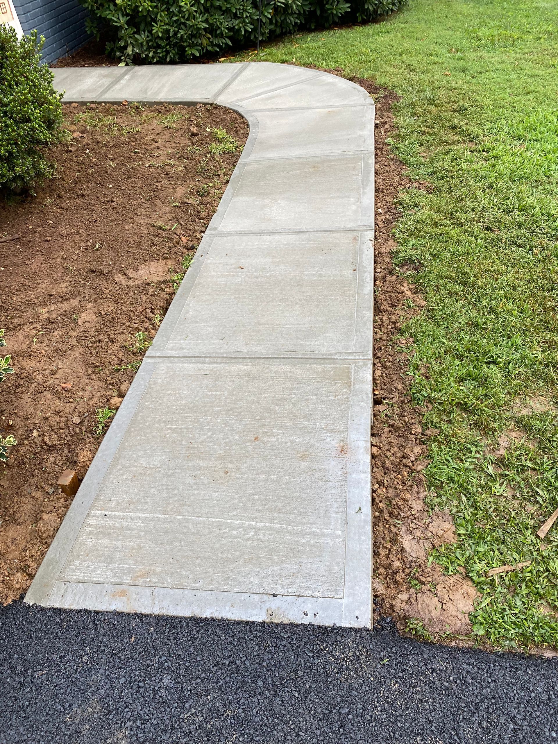 Concrete sidewalk installation and repair in Bristol, Pennsylvania
