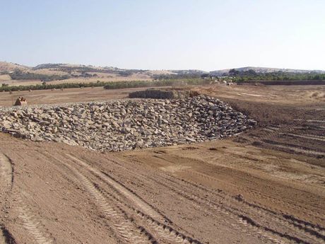 Large Pile of Rocks in the Middle of a Dirt Road — Victor Harbor, SA — South Coast Sand & Civil