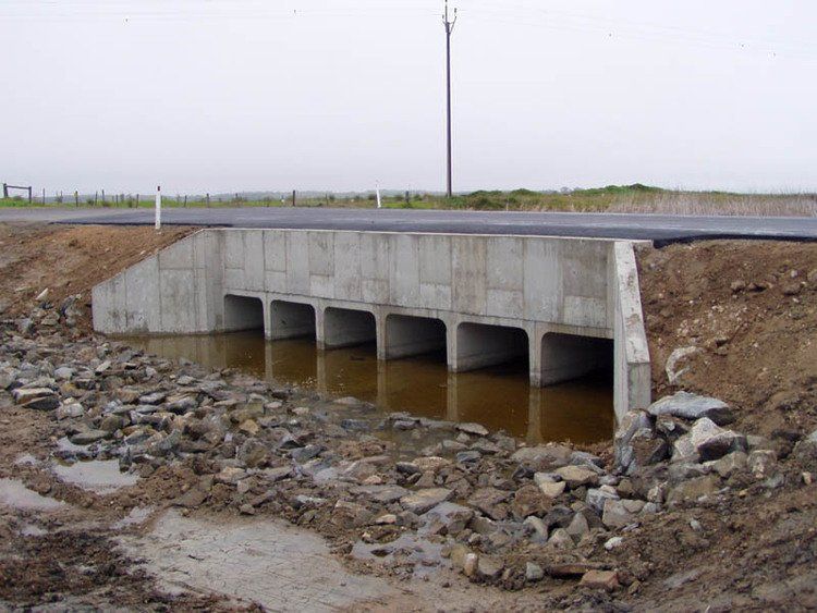 Bridge Over a Body of Water Next to a Road — Victor Harbor, SA — South Coast Sand & Civil