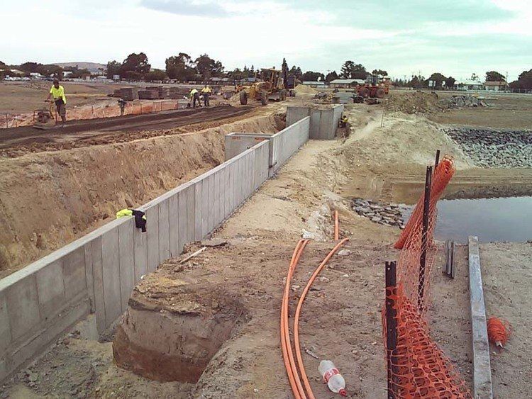 Construction Site with a Lot of Dirt and a Fence — Victor Harbor, SA — South Coast Sand & Civil