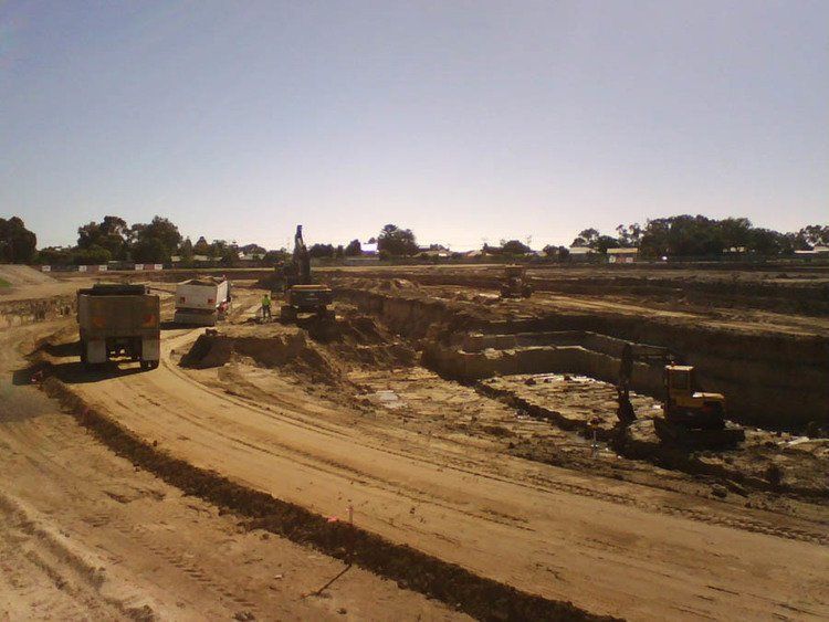 Truck Driving Down a Dirt Road — Victor Harbor, SA — South Coast Sand & Civil