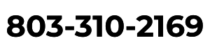 Phone number: 803-310-2169 in bold, black font.