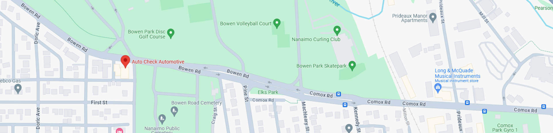 Map Background | Auto Check Automotive Ltd.