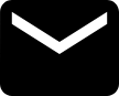 Ein schwarzes Quadrat mit einem weißen Pfeil nach unten.
