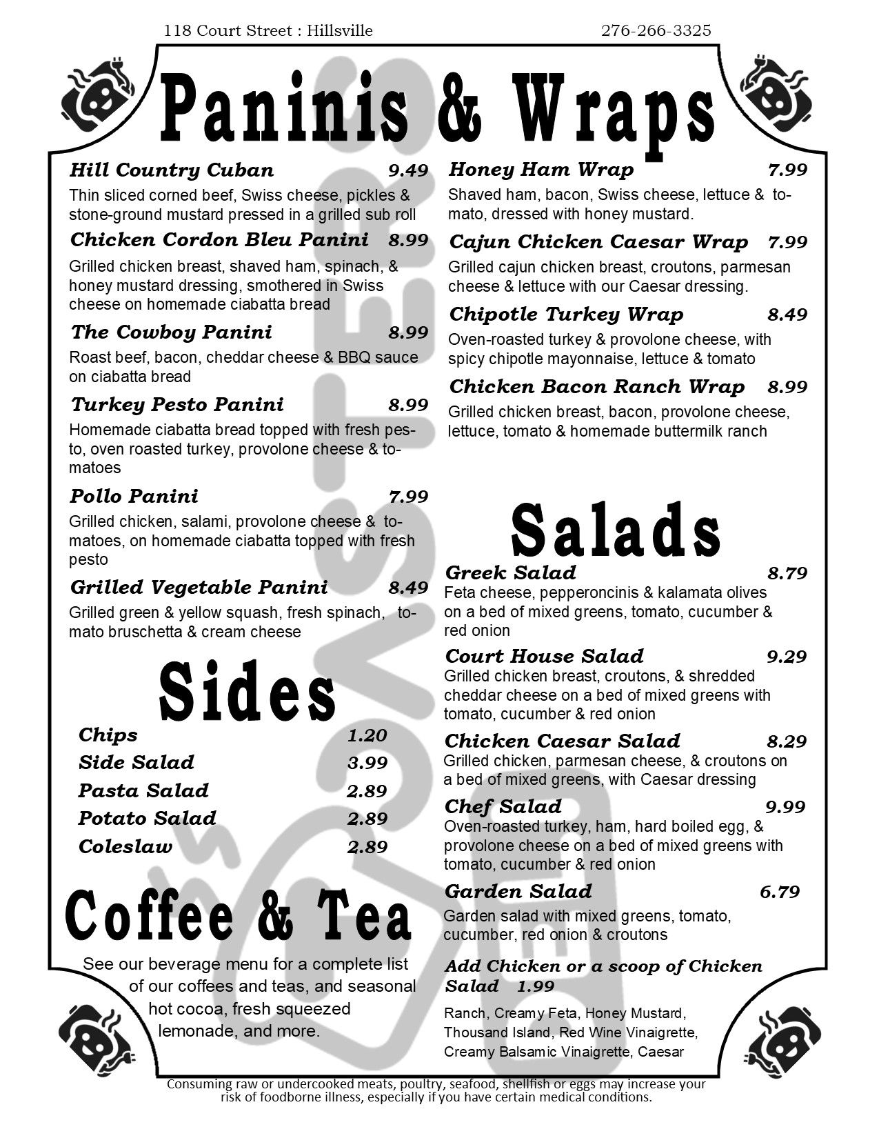 Tosters Deli Restaurant Hillsville Virginia