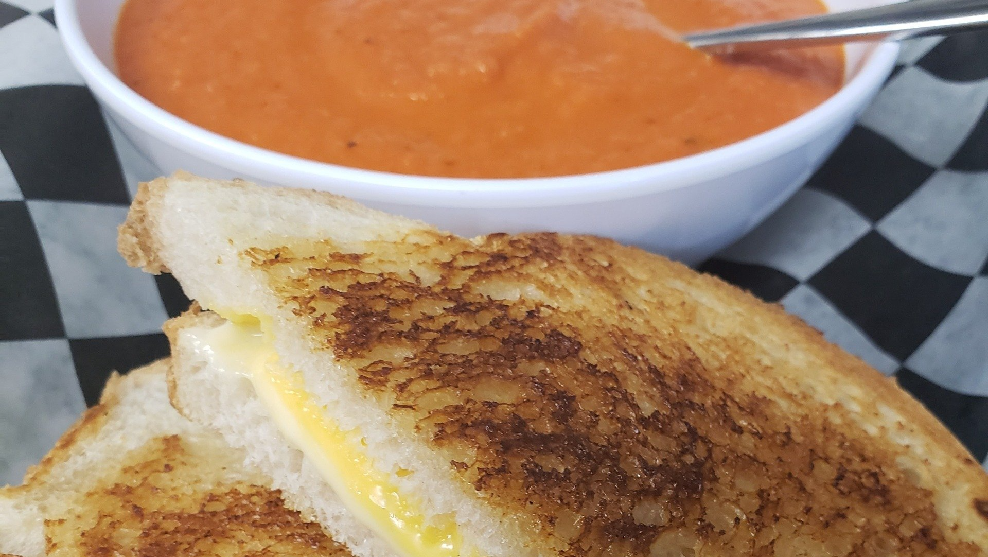Grilled Cheese with Tomato Soup