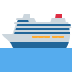 A cruise ship is floating on top of a body of water.
