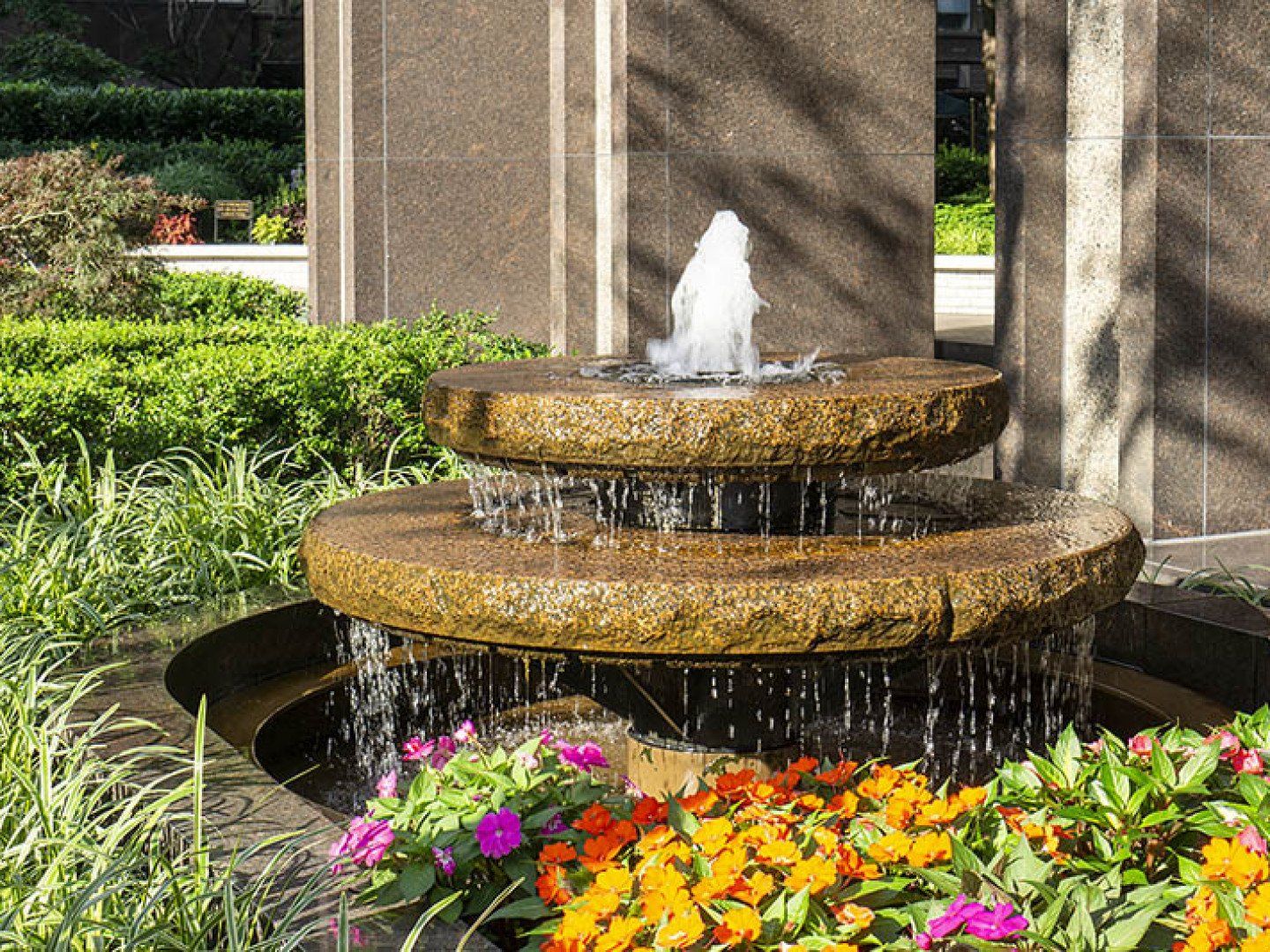 Garden in Front of A Building - Evansville, IN - Daily Lawn & Landscape
