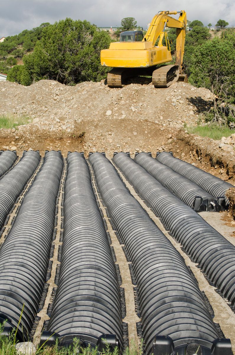 Septic Leach Field — Mayfield, NY — Miller's Ready Mix Concrete Septic Leach Field — Mayfield, NY — Miller's Ready Mix Concrete