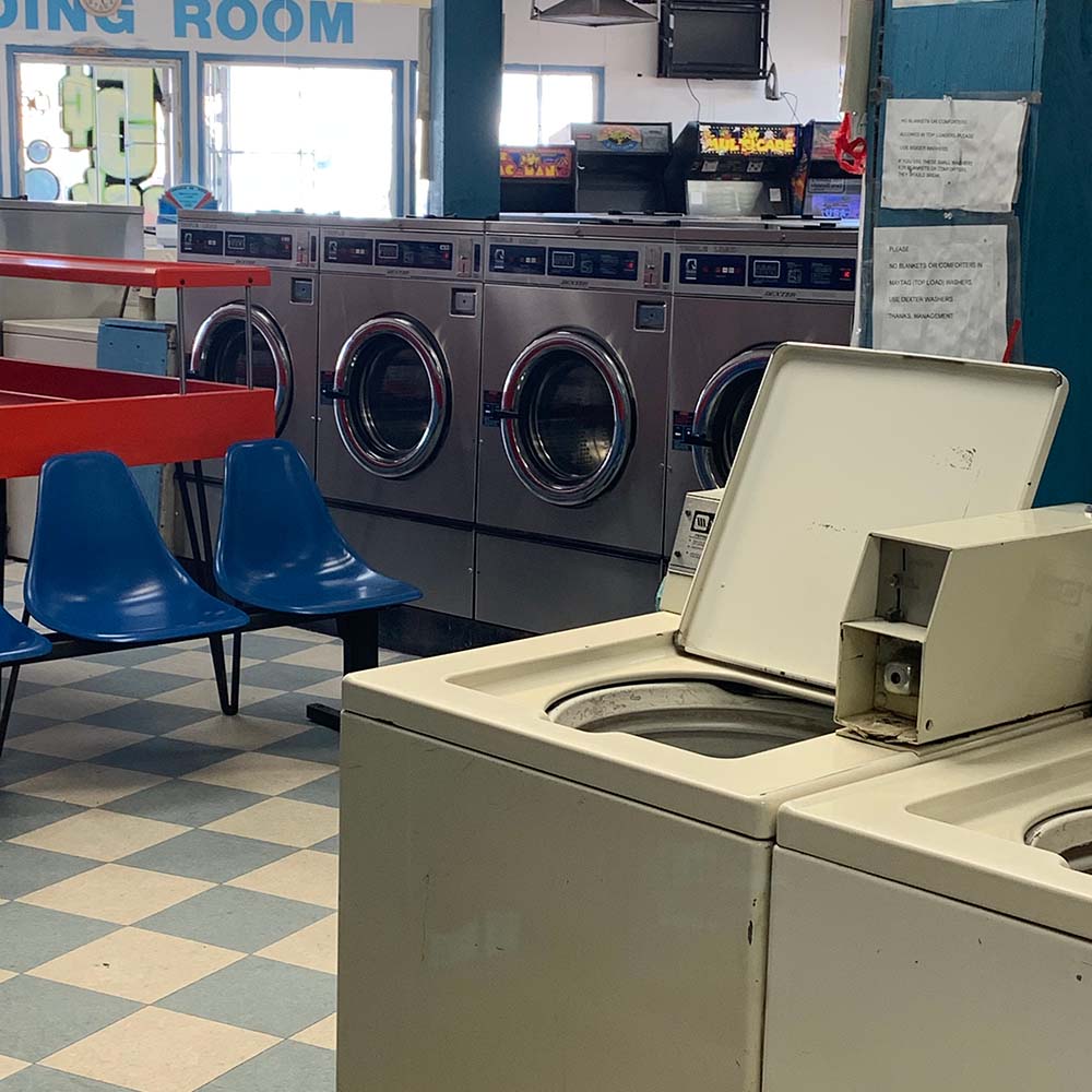 Interior of Corral Dry Laundromat