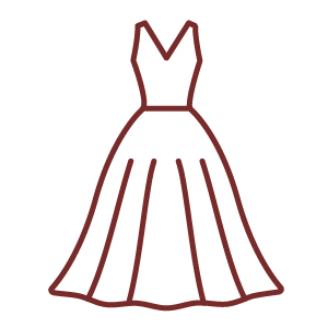 wedding dress icon