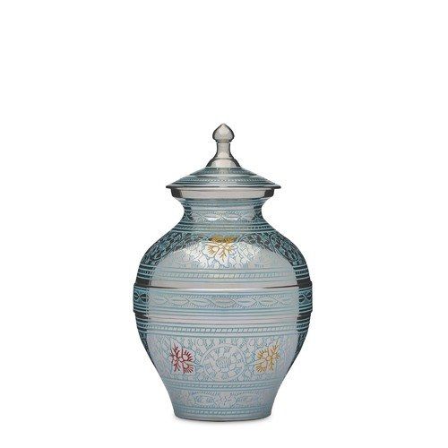 Blue Butterflies Urn — Little Treasures Pet Cremation in Bells Park, QLD