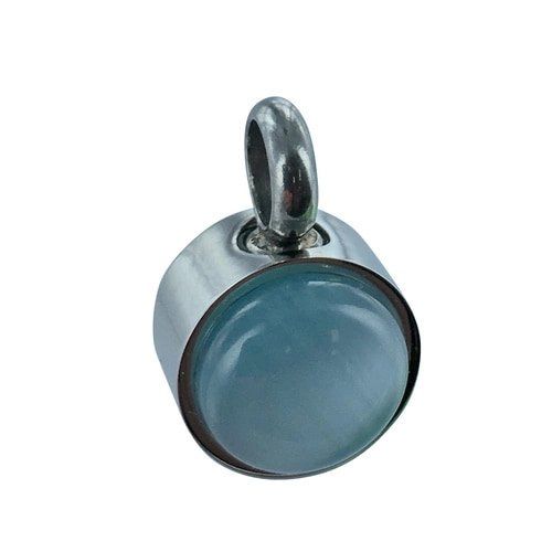 Blue Tear Drop Pendant — Little Treasures Pet Cremation in Bells Park, QLD