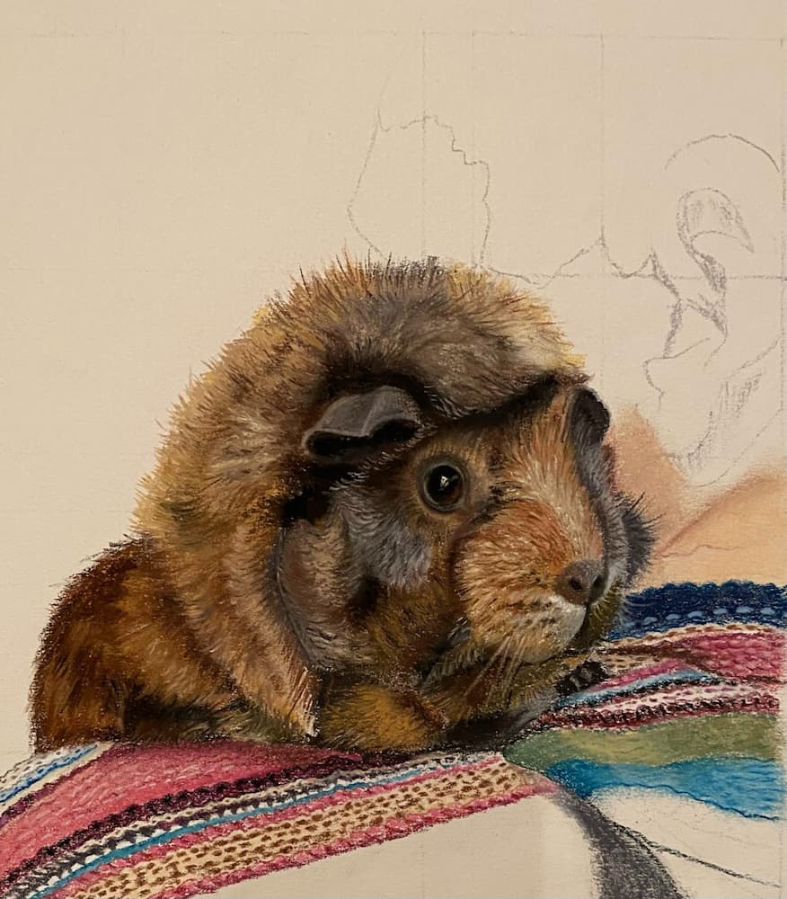 Di Pastel Painting 1 — Little Treasures Pet Cremation in Bells Park, QLD