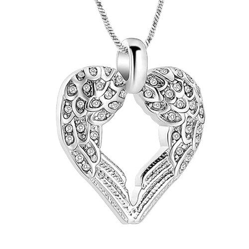 Diamante Angel Wings — Little Treasures Pet Cremation in Bells Park, QLD
