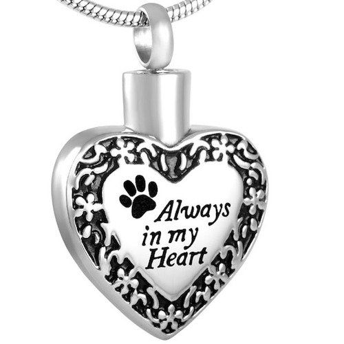 Engraved Pet Heart — Little Treasures Pet Cremation in Bells Park, QLD