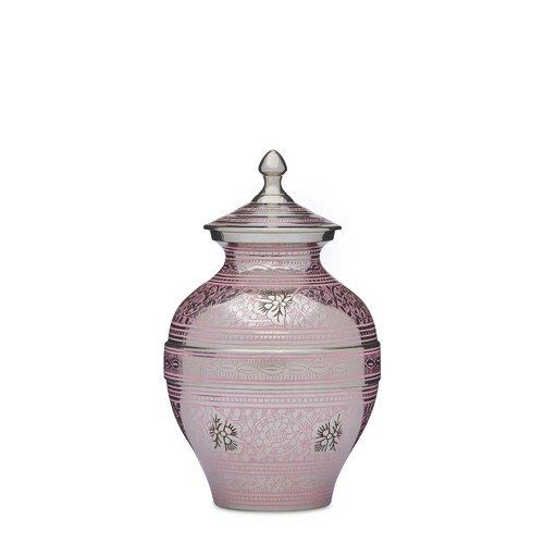 Pink Butterflies Urn — Little Treasures Pet Cremation in Bells Park, QLD