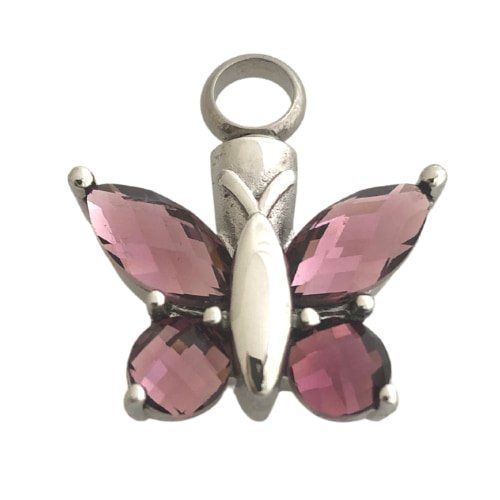 Purple Butterfly — Little Treasures Pet Cremation in Bells Park, QLD