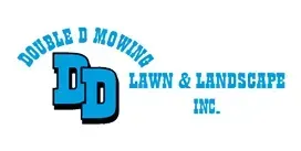 The logo for Double D Mowing Lawn and Landscape INC.