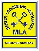 Master Locksmiths Association logo showing The Key Locksmith as an MLA approved locksmith serving Orpington, Kent and South East London