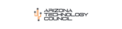 Arizona technology council logo on a white background