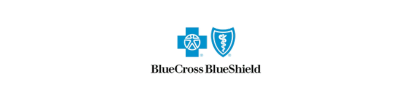 A blue cross blue shield logo with a cross and shield on a white background.