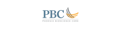 A logo for pbc phoenix bioscience corp