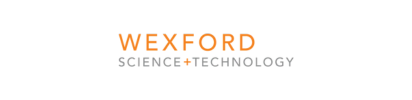 A logo for wexford science and technology on a white background