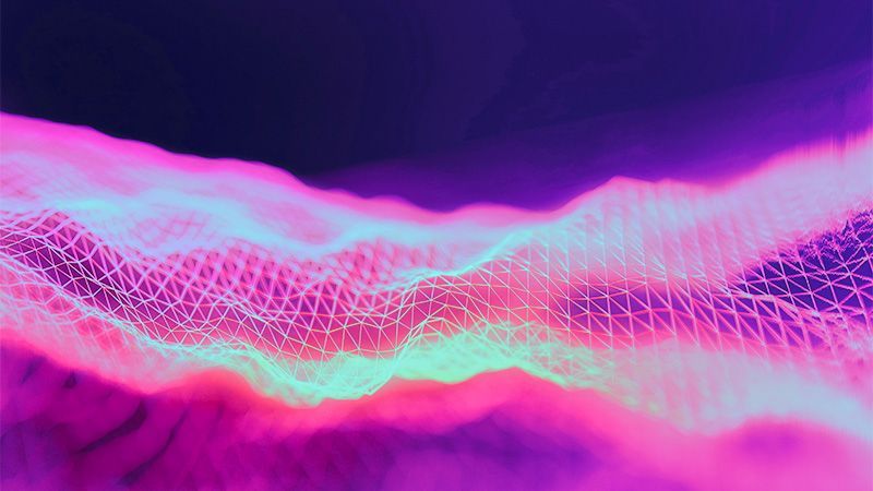 Neon wave