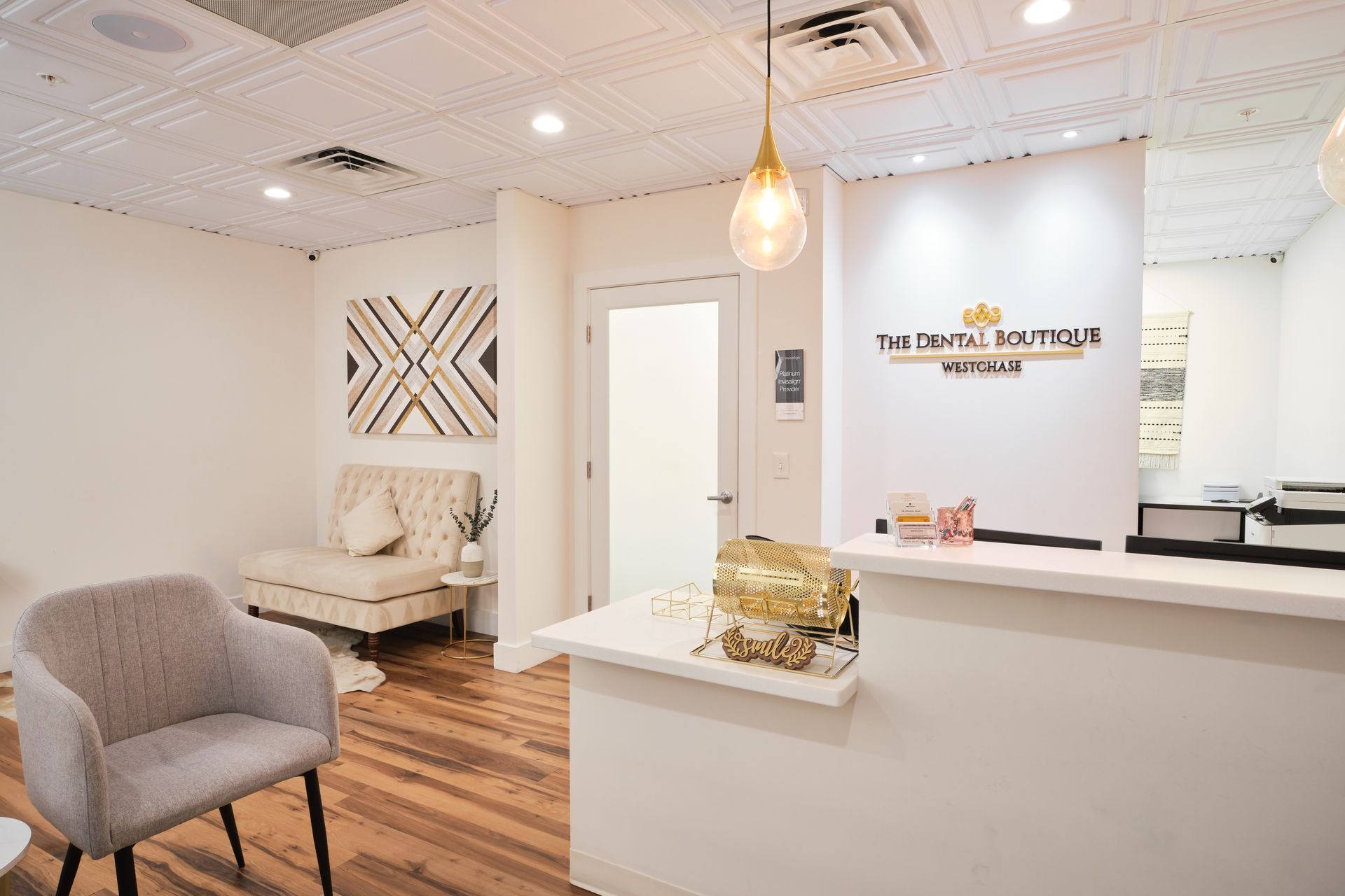 Inviting reception area image
