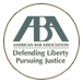 ABA logo with scales of justice and text “Defending Liberty, Pursuing Justice”