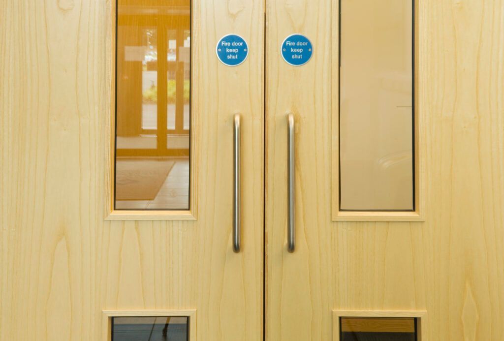 Fire door installation