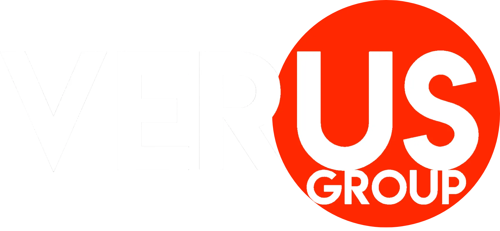 Verus Group logo in white on a transparent background