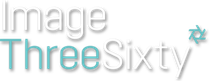 Image Three Sixty logo with turquoise and white text, and a turquoise swirl graphic.