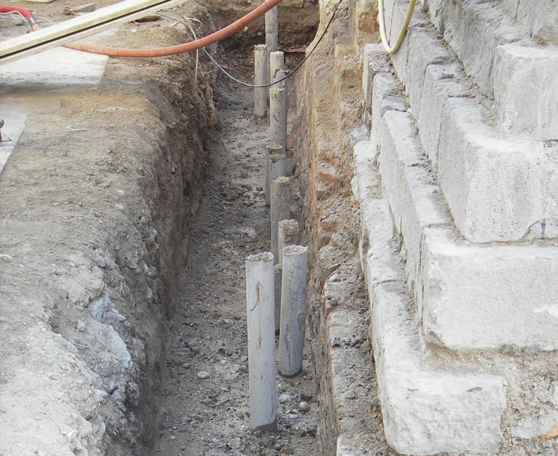Consolidamento della torre campanaria nella ciesa di San Vito a cura di Tolusso Costruzioni