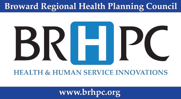 A logo for broward regional health planning council transparent