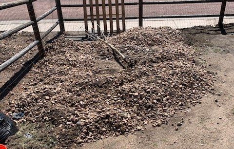 a pile of rubbish from a yard to be taken away in colorado springs co