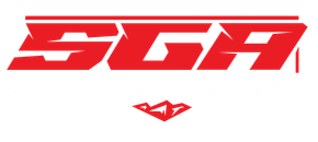 Red "SGA" logo with a mountain symbol.